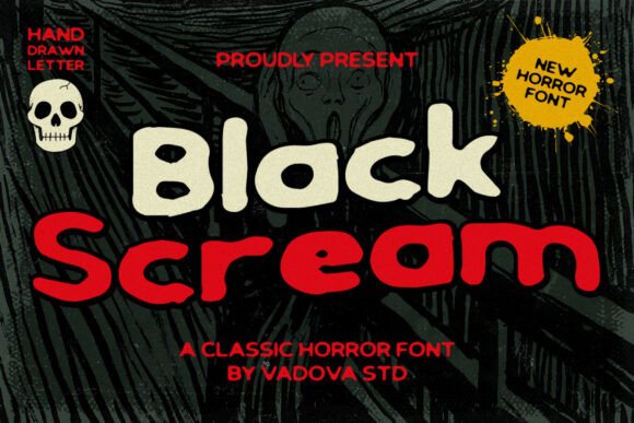 Black Scream Font for Bold Branding
