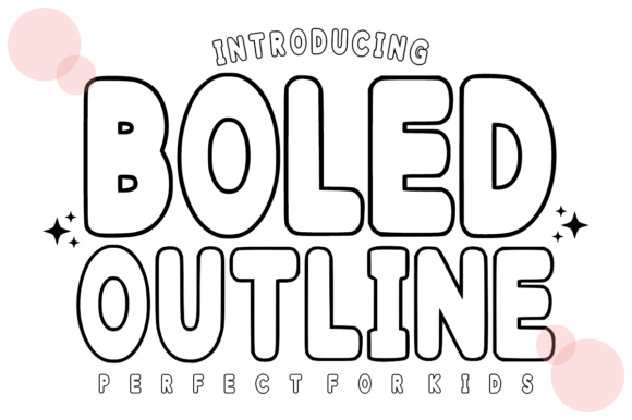 Boled Outline Font for Bold Campaigns