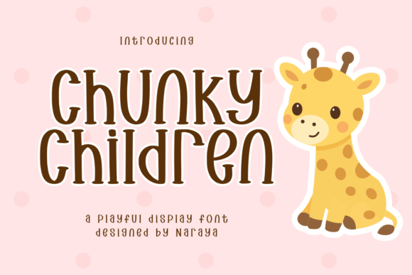 Chunky Children Font