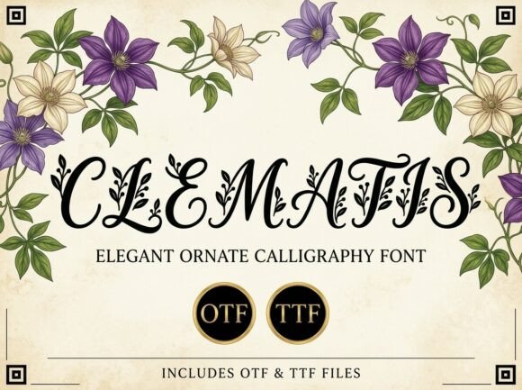Clematis Font for Bold Branding