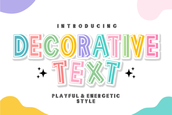 Decorative Text Font for Bold Design