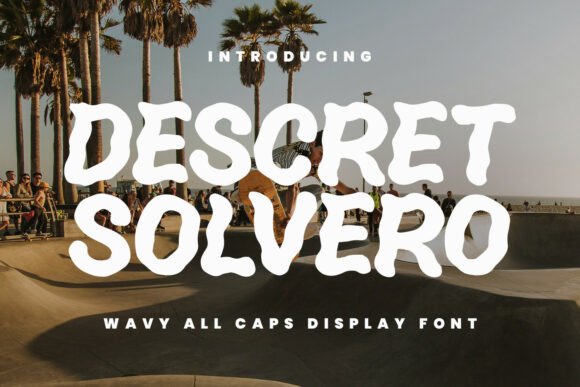 Descret Solvero: Bold Display Font for Creative Projects