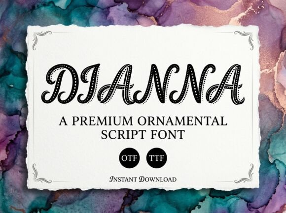 Dianna Font: Elegant Script for Editorial Design