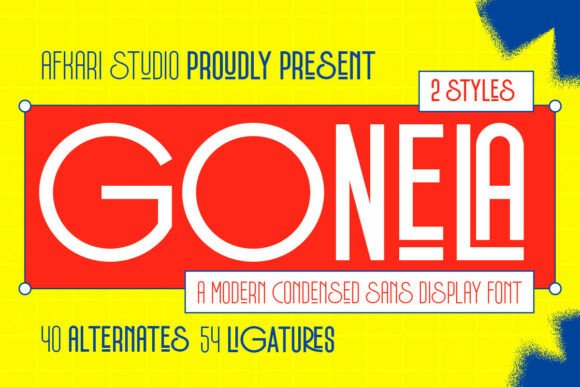 Gonela Font for Creative Projects