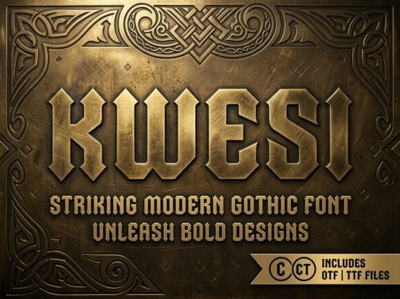 Kwesi Font: Bold, Modern, Unforgettable