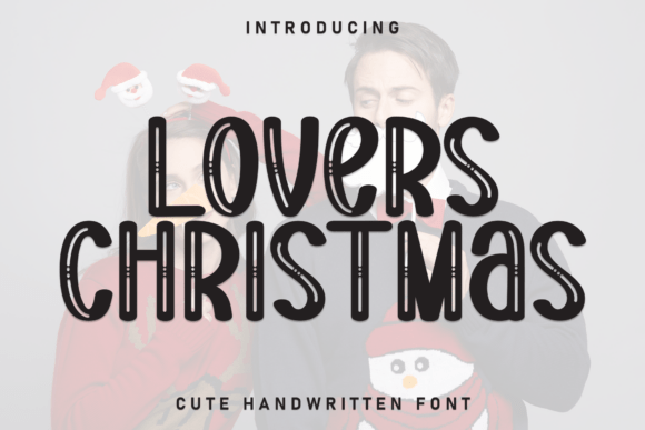 Lovers Christmas Font for Winter Branding