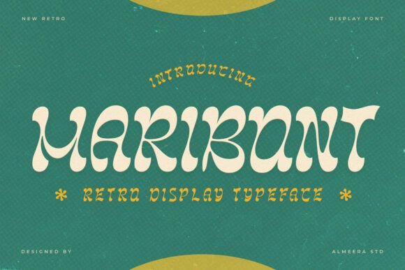 Maribont Font: Retro Display for Modern Design