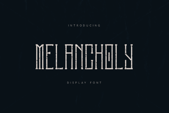 Melancholy Font for Elegant Branding