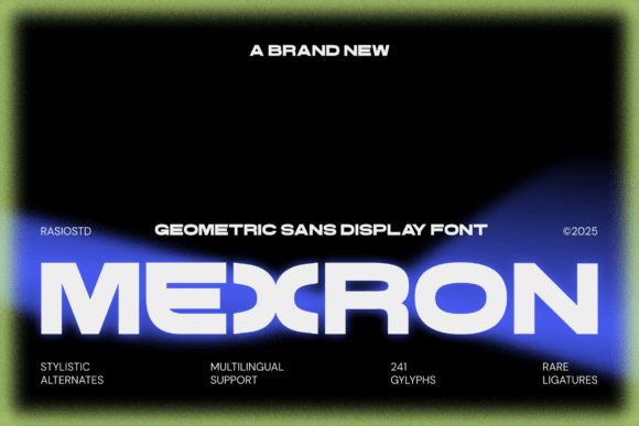 Mexron: A Bold Font for Business Branding