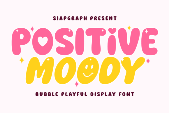 Positive Moody Font for Creative Design