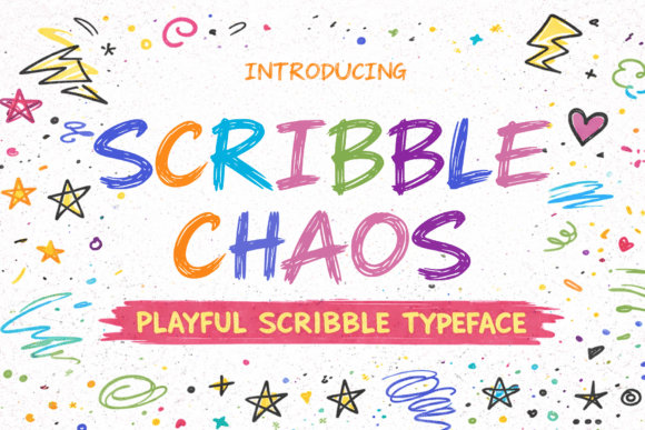 Scribble Chaos Font for Creative Makers