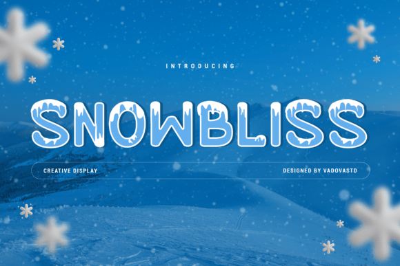 Snowbliss Font for Creative Makers