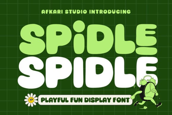 Spidle: A Playful Display Font