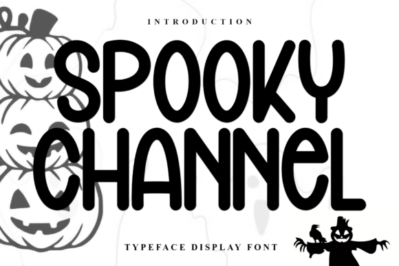 Spooky Channel Font for Festive Branding