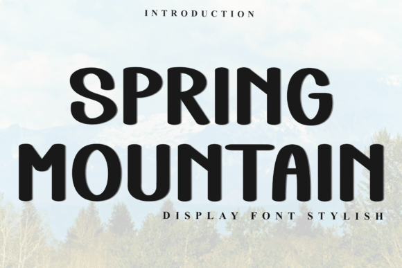 Spring Mountain Font