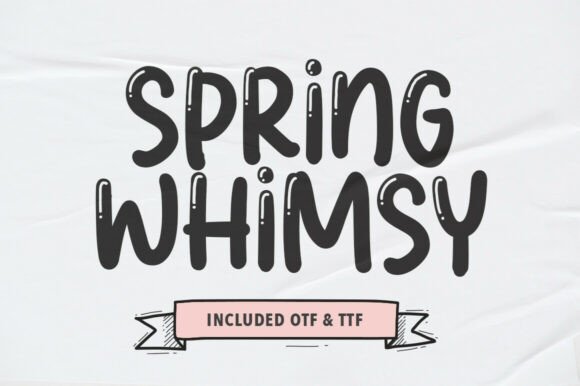 Spring Whimsy Font