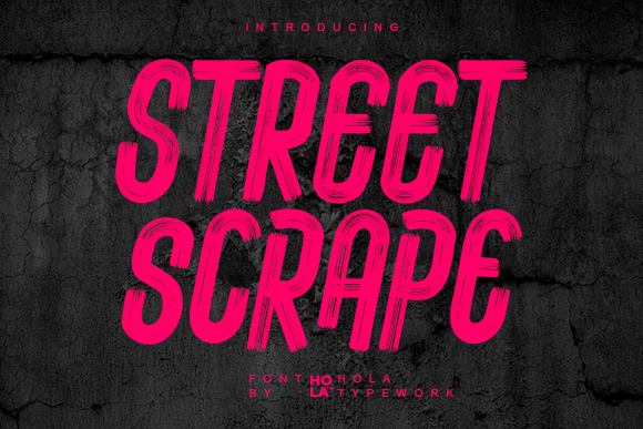Street Scrape Font for Bold Branding