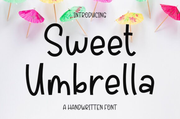 Sweet Umbrella Font for Web Design