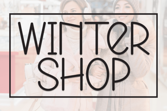 Winter Shop Font for Creative Branding